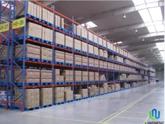 Anti Slip Heavy Duty Plastik Palet Biru 1200 * 1000 * 150mm Dengan Sembilan kaki / Top halus