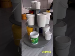 Bucket 2.5 liter yang bisa didaur ulang dengan tutup dan pegangan khusus